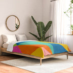 Modern Colorful Design Triangles Artwork Comforter Gallery Image 2