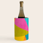 Modern Colorful Design Triangles Artwork Wine Chiller Gallery Image 3