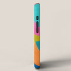 Modern Colorful Design Triangles Artwork iPhone Case Gallery Image 2