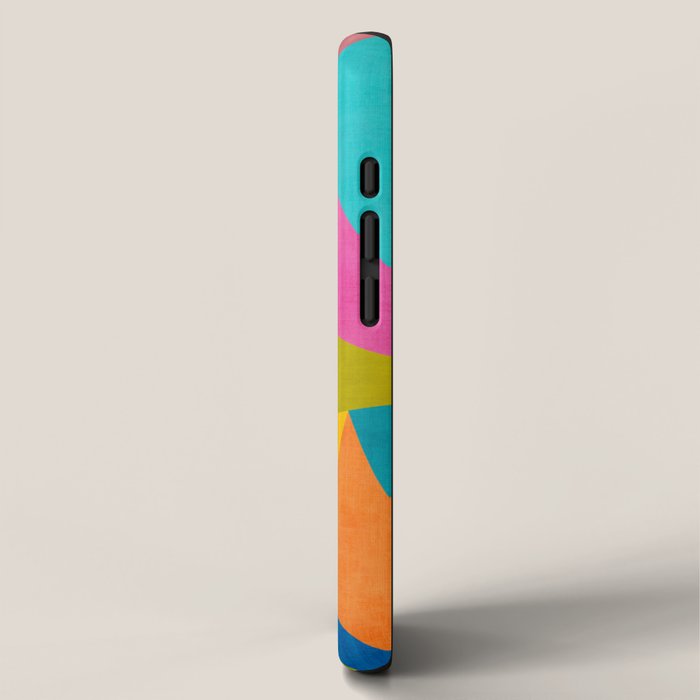 Modern Colorful Design Triangles Artwork iPhone Case Gallery Image 2