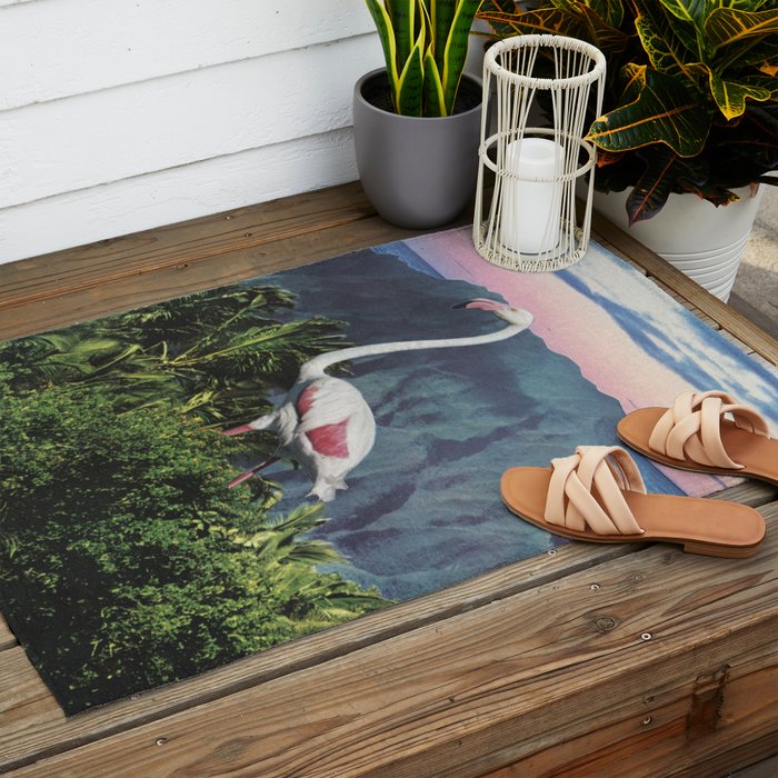 Flamingo Outdoor Rug Gallery Image 2