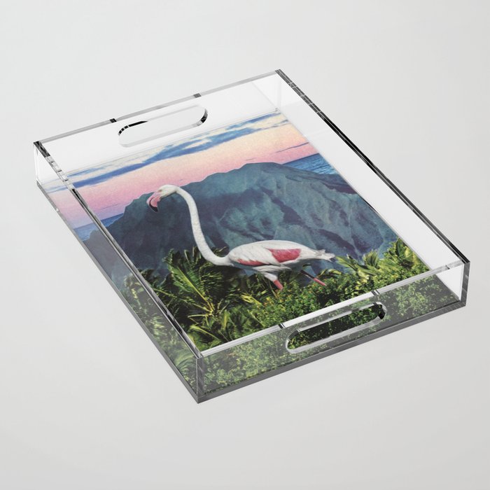 Flamingo Acrylic Tray Gallery Image 1