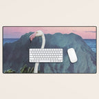 Flamingo Desk Mat Gallery Image 1