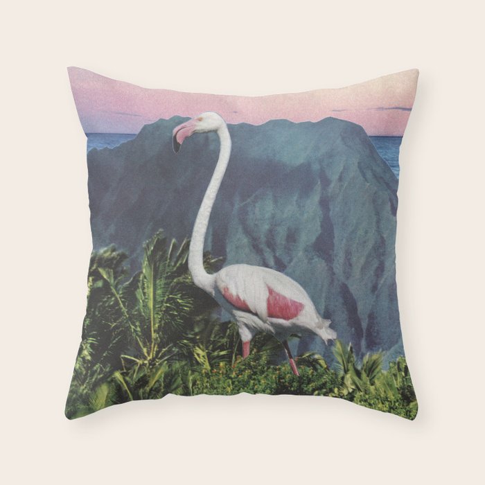 Flamingo Throw Pillow Gallery Image 1