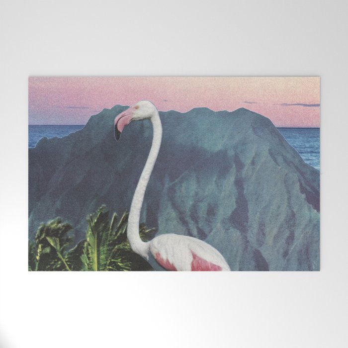 Flamingo Welcome Mat Gallery Image 1