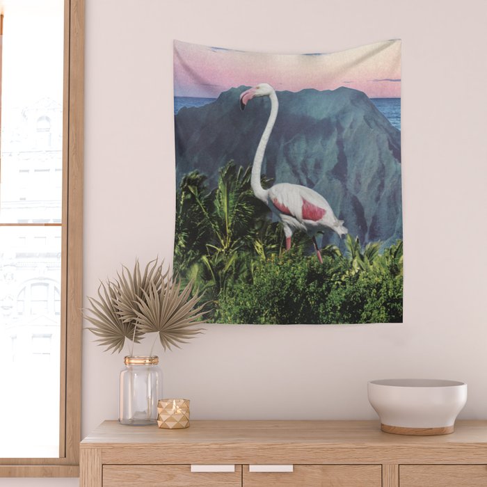 Flamingo Wall Tapestry Gallery Image 2