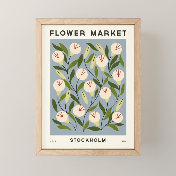 Flower Market No. 5 Mini Art Print Gallery Image 1