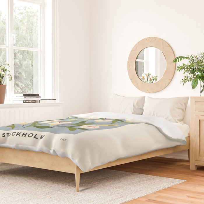Flower Market No. 5 Duvet Cover Gallery Image 2