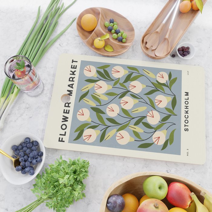 Flower Market No. 5 Cutting Board Gallery Image 2