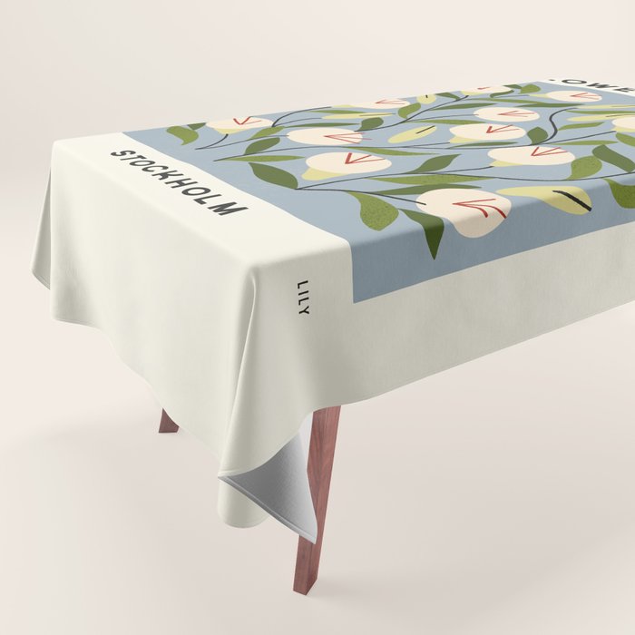 Flower Market No. 5 Tablecloth Gallery Image 1