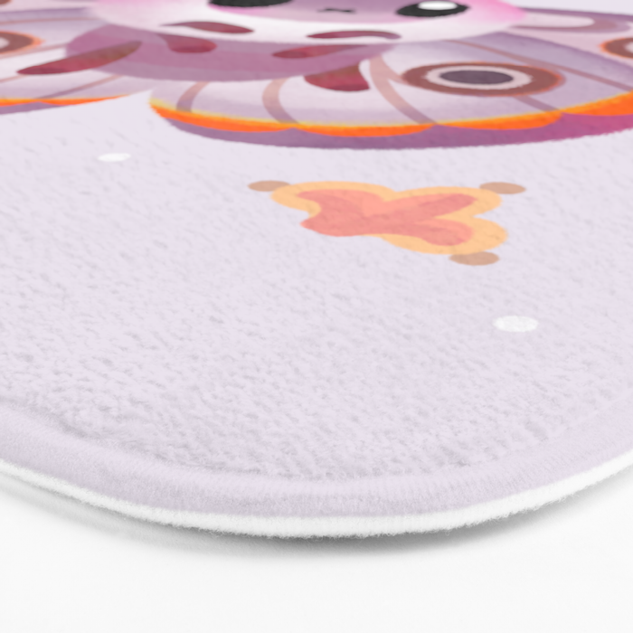 Marbled Emperor Moth Bath Mat Gallery Image 3