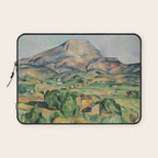 Mont Sainte-Victoire Paul Cezanne| Sainte-Victoire Mountain , by Paul Cezanne Laptop Sleeve Gallery Image 1