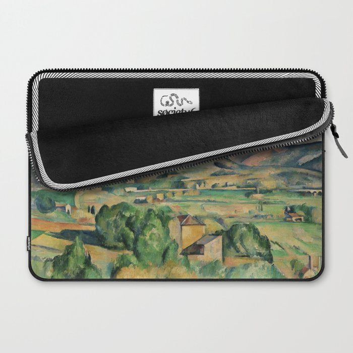 Mont Sainte-Victoire Paul Cezanne| Sainte-Victoire Mountain , by Paul Cezanne Laptop Sleeve Gallery Image 2