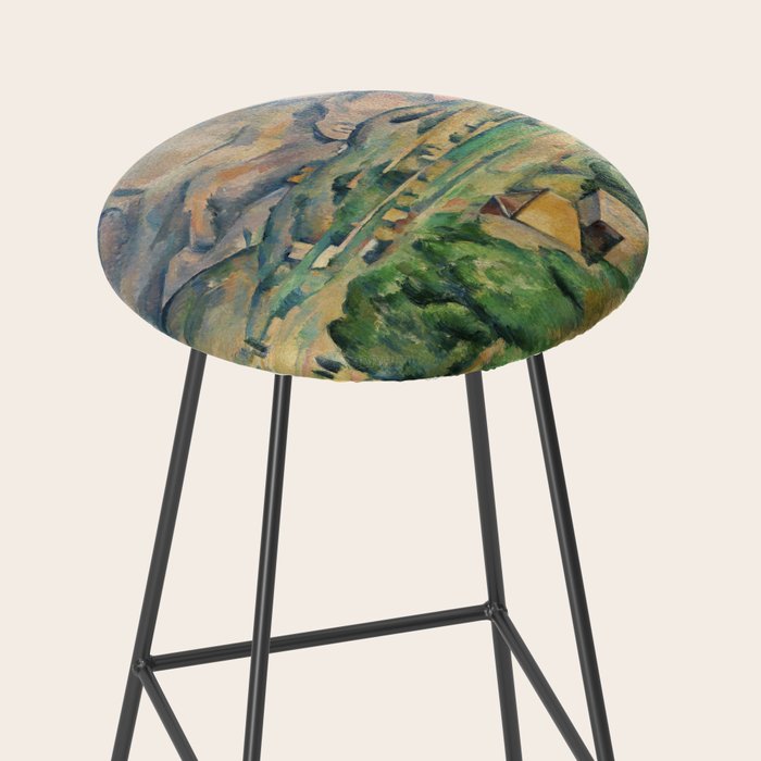 Mont Sainte-Victoire Paul Cezanne| Sainte-Victoire Mountain , by Paul Cezanne Stool Gallery Image 2