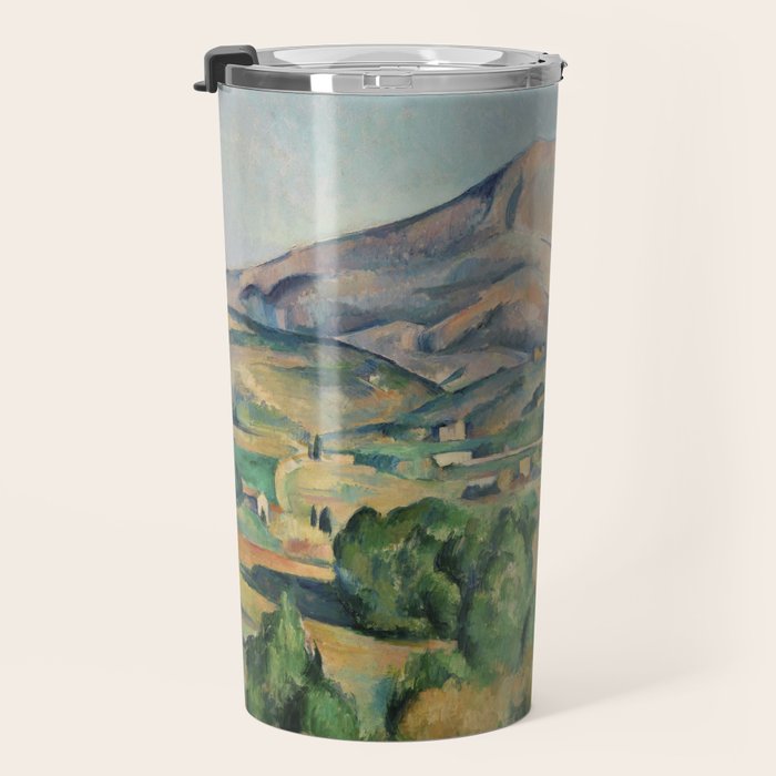 Mont Sainte-Victoire Paul Cezanne| Sainte-Victoire Mountain , by Paul Cezanne Travel Mug Gallery Image 3