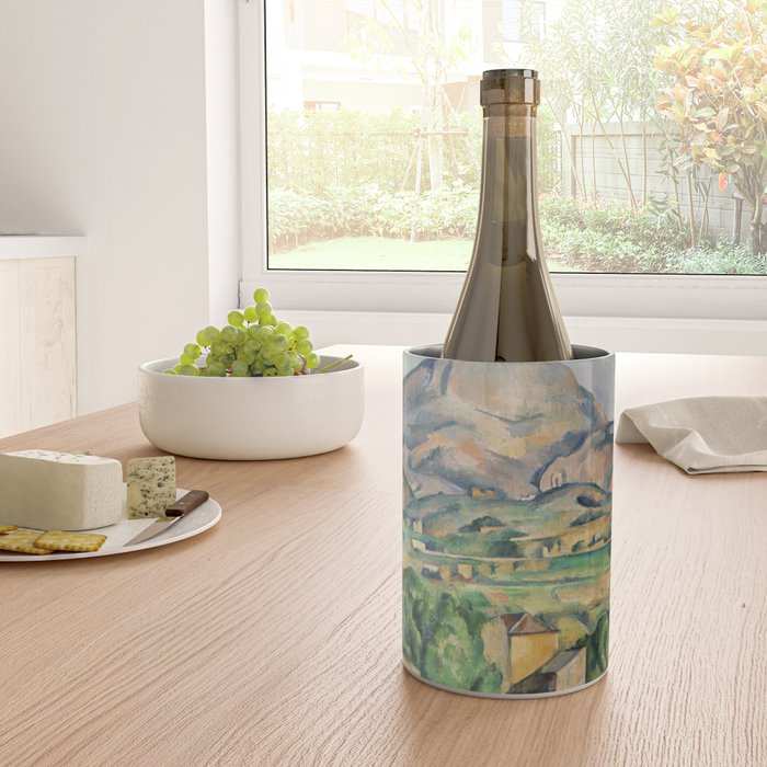 Mont Sainte-Victoire Paul Cezanne| Sainte-Victoire Mountain , by Paul Cezanne Wine Chiller Gallery Image 4