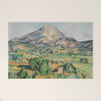 Mont Sainte-Victoire Paul Cezanne| Sainte-Victoire Mountain , by Paul Cezanne Welcome Mat Gallery Image 1