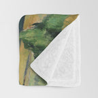 Mont Sainte-Victoire Paul Cezanne| Sainte-Victoire Mountain , by Paul Cezanne Throw Blanket Gallery Image 3