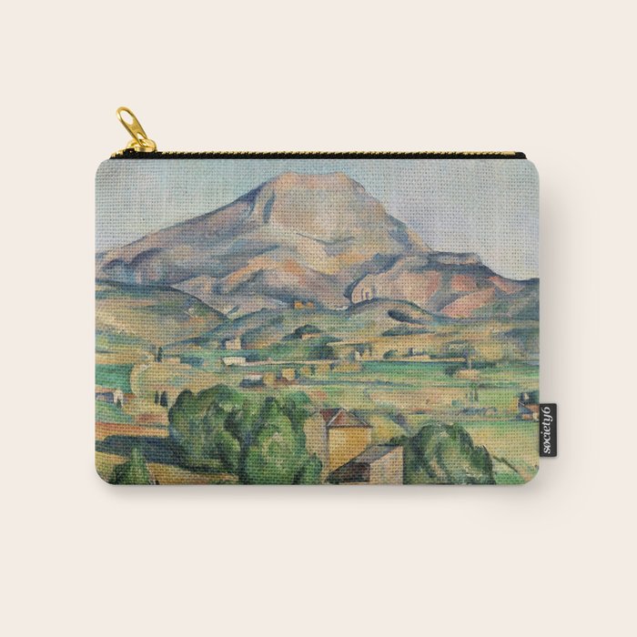 Mont Sainte-Victoire Paul Cezanne| Sainte-Victoire Mountain , by Paul Cezanne Carry All Pouch Gallery Image 1