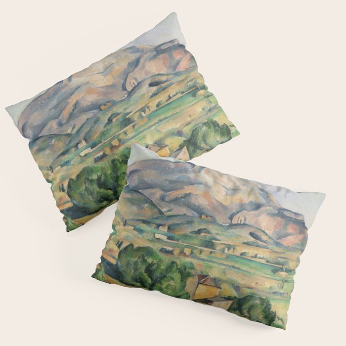 Mont Sainte-Victoire Paul Cezanne| Sainte-Victoire Mountain , by Paul Cezanne Pillow Sham Gallery Image 3