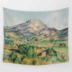 Mont Sainte-Victoire Paul Cezanne| Sainte-Victoire Mountain , by Paul Cezanne Wall Tapestry Gallery Image 4