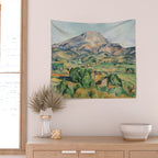 Mont Sainte-Victoire Paul Cezanne| Sainte-Victoire Mountain , by Paul Cezanne Wall Tapestry Gallery Image 2