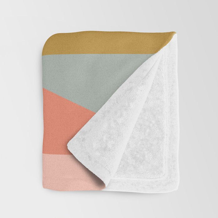Earthy Desert Geometrics Throw Blanket Gallery Image 3