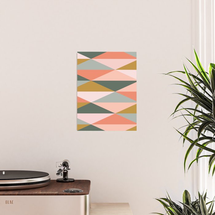 Earthy Desert Geometrics Poster Gallery Image 2