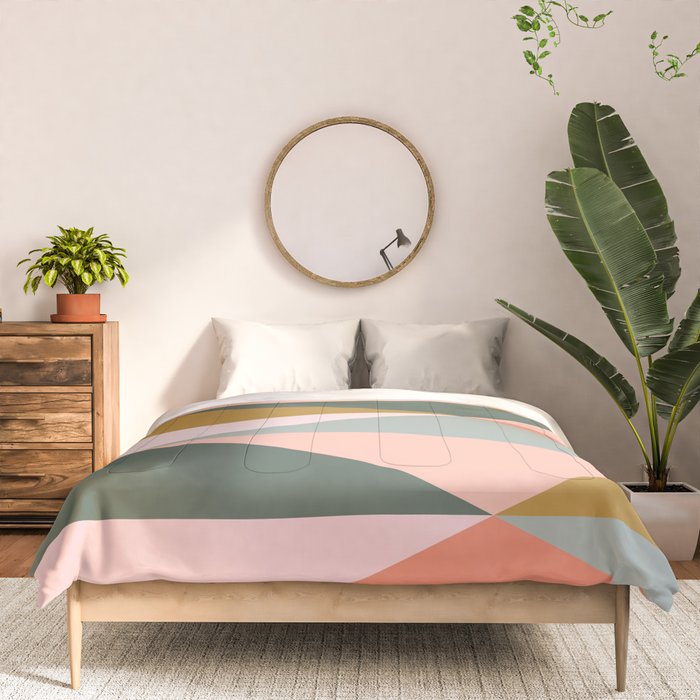Earthy Desert Geometrics Comforter Gallery Image 3