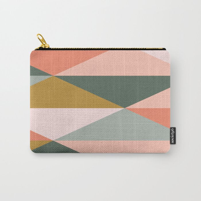 Earthy Desert Geometrics Carry All Pouch Gallery Image 1