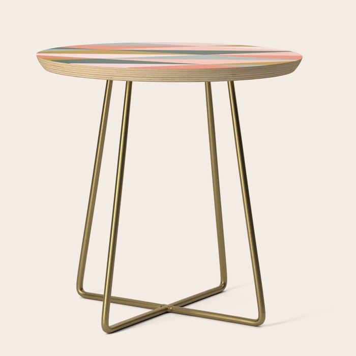 Earthy Desert Geometrics Side Table Gallery Image 1