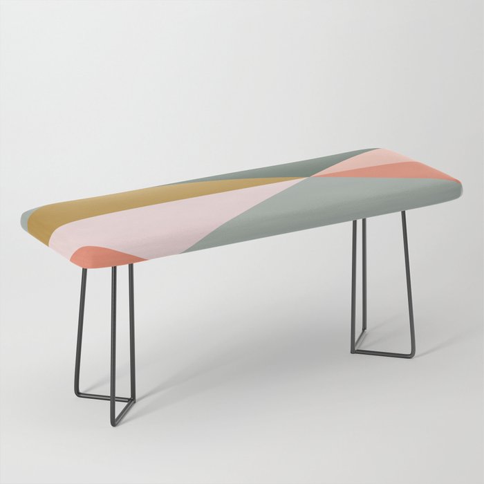 Earthy Desert Geometrics Bench Gallery Image 1