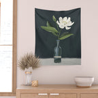 A flower in a vase Wall Tapestry Gallery Image 2