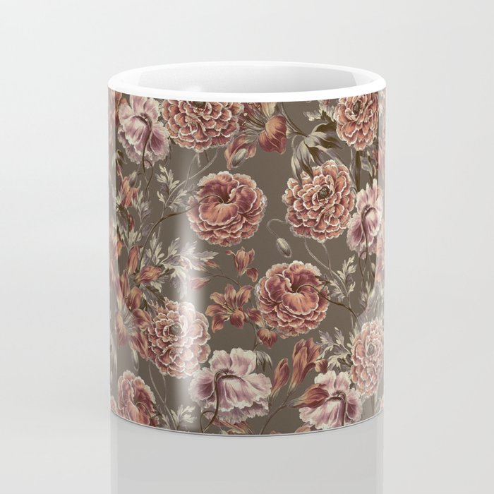 ORANGE LILY AND POPPY Coffee Mug Gallery Image 4