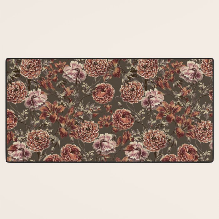 ORANGE LILY AND POPPY Desk Mat Gallery Image 3