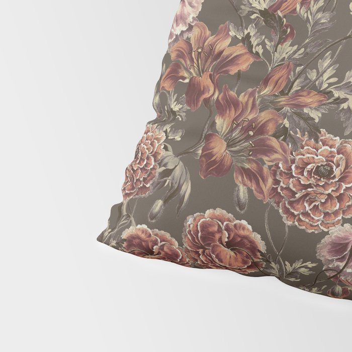ORANGE LILY AND POPPY Pillow Sham Gallery Image 4