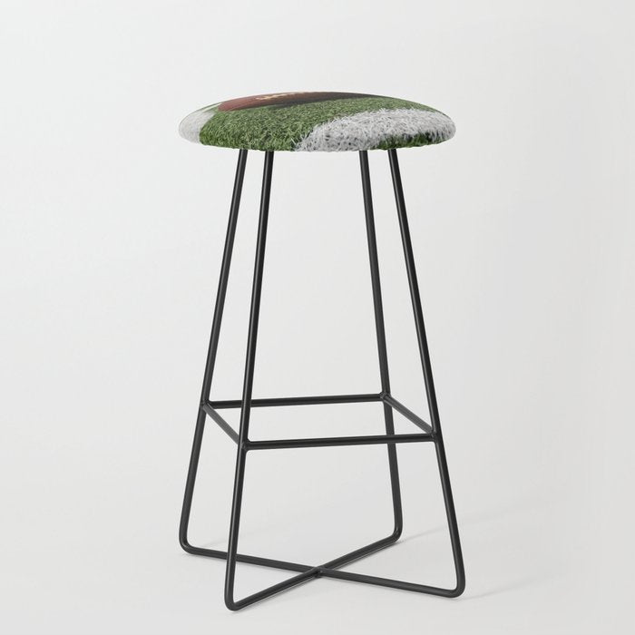 American Football Court with ball on Gras Stool Gallery Image 1