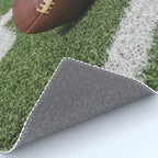 American Football Court with ball on Gras Rug Gallery Image 4