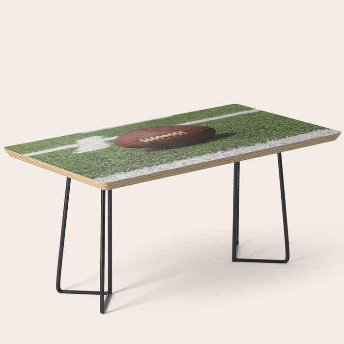 American Football Court with ball on Gras Coffee Table Gallery Image 1