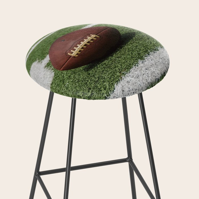 American Football Court with ball on Gras Stool Gallery Image 2