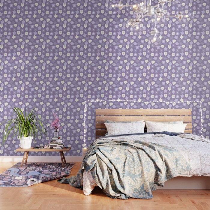 Purple Flowers Wallpaper Gallery Image 1