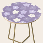 Purple Flowers Side Table Gallery Image 2