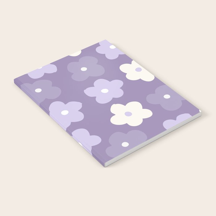 Purple Flowers Notebook Gallery Image 1