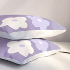 Purple Flowers Pillow Sham Gallery Image 3