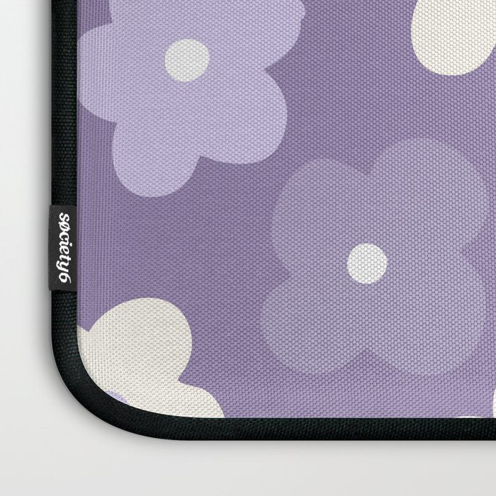Purple Flowers Laptop Sleeve Gallery Image 3
