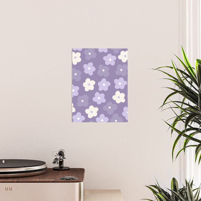 Purple Flowers Poster Gallery Image 2