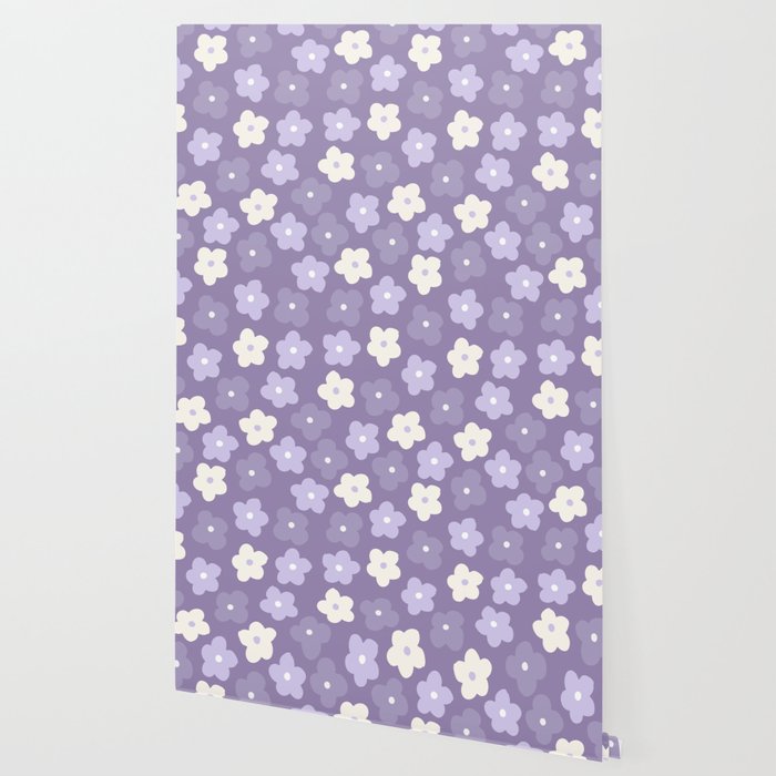 Purple Flowers Wallpaper Gallery Image 2
