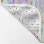 Artistic summer brushstrokes AS Bath Mat Gallery Image 2