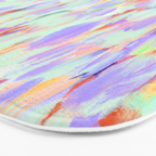 Artistic summer brushstrokes AS Bath Mat Gallery Image 3
