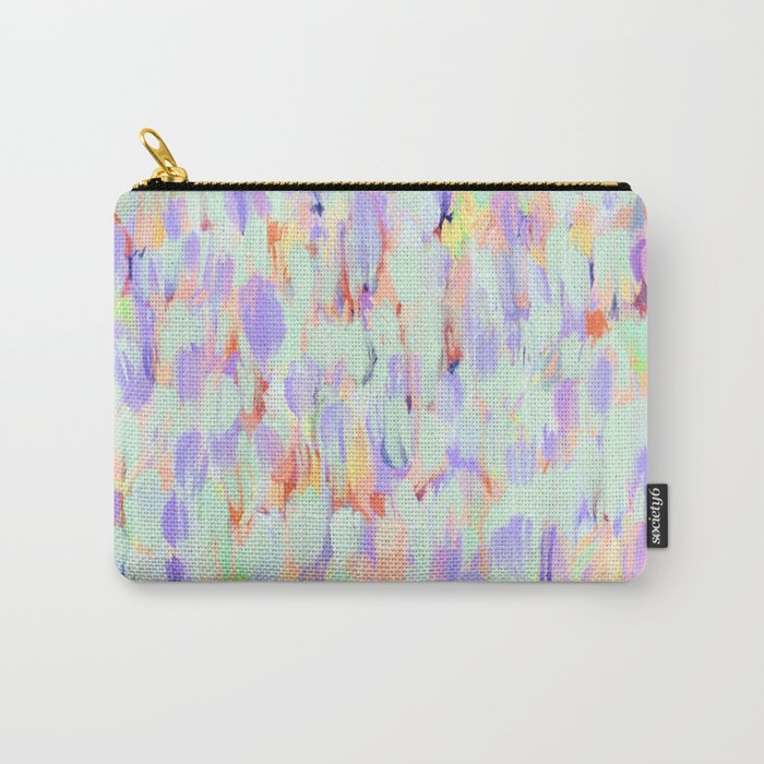 Artistic summer brushstrokes AS Carry All Pouch Gallery Image 1